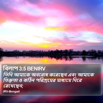 বিলাপ 3:5 BENIRV Bible Verse Image