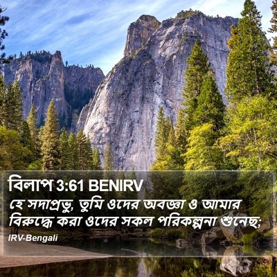 বিলাপ 3:61 BENIRV Bible Verse Image