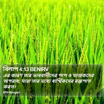 বিলাপ 4:13 BENIRV Bible Verse Image
