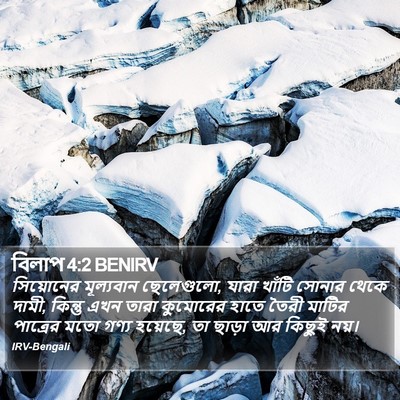 বিলাপ 4:2 BENIRV Bible Verse Image