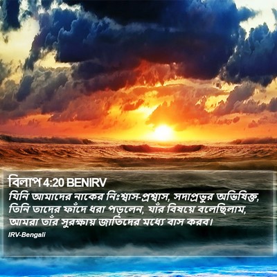 বিলাপ 4:20 BENIRV Bible Verse Image
