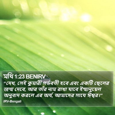 মথি 1:23 BENIRV Bible Verse Image