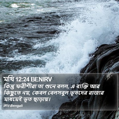 মথি 12:24 BENIRV Bible Verse Image