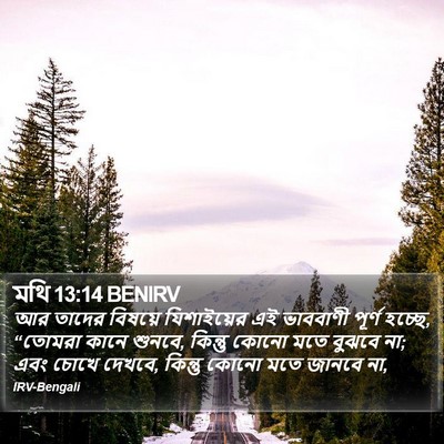 মথি 13:14 BENIRV Bible Verse Image