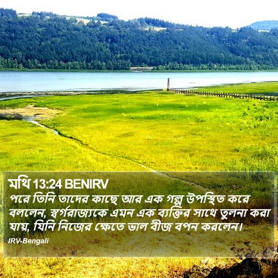 মথি 13:24 BENIRV Bible Verse Image