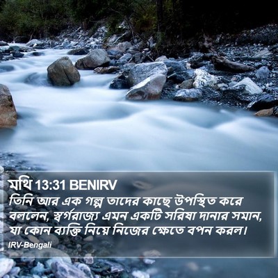 মথি 13:31 BENIRV Bible Verse Image
