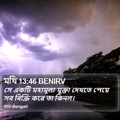 মথি 13:46 BENIRV Bible Verse Image