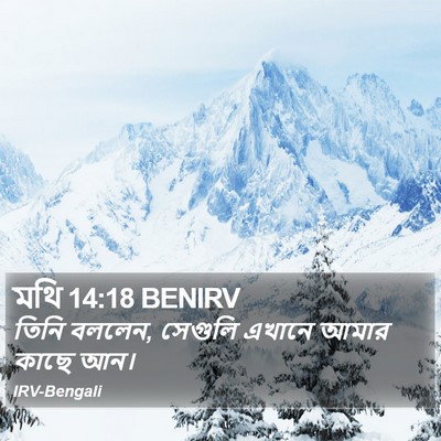 মথি 14:18 BENIRV Bible Verse Image