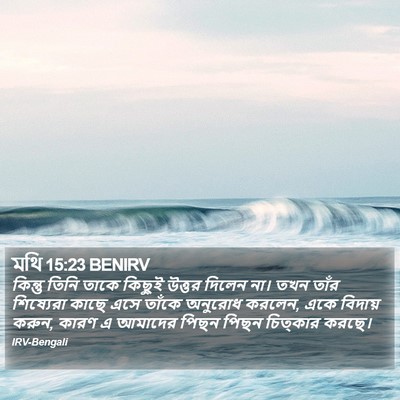 মথি 15:23 BENIRV Bible Verse Image