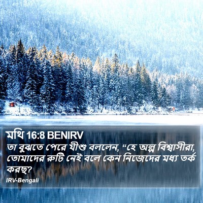 মথি 16:8 BENIRV Bible Verse Image