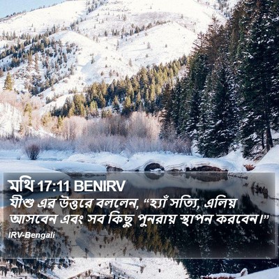মথি 17:11 BENIRV Bible Verse Image