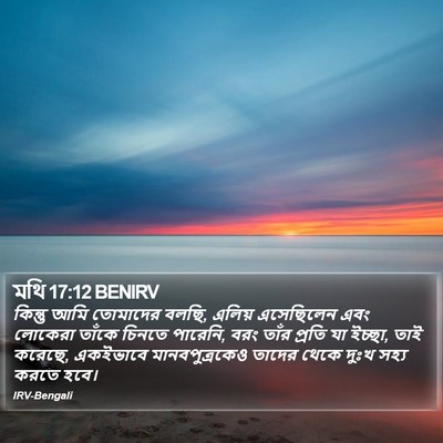 মথি 17:12 BENIRV Bible Verse Image