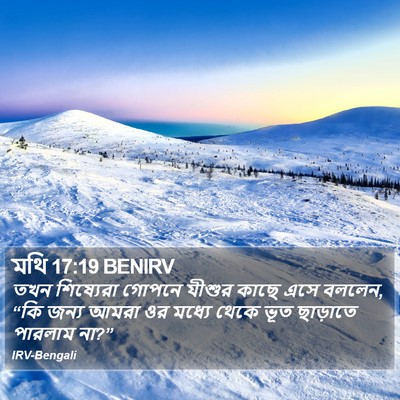 মথি 17:19 BENIRV Bible Verse Image