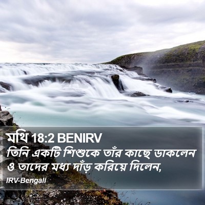 মথি 18:2 BENIRV Bible Verse Image