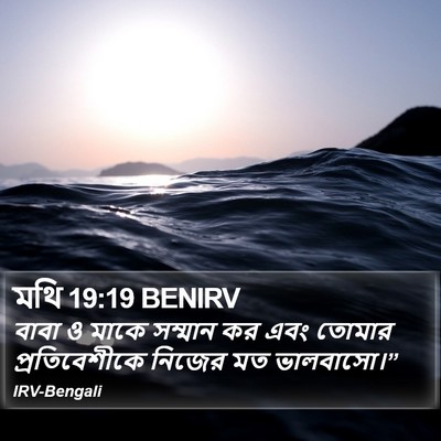 মথি 19:19 BENIRV Bible Verse Image