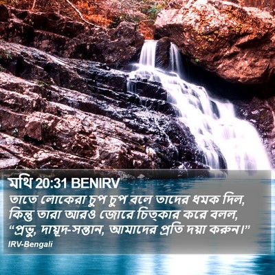 মথি 20:31 BENIRV Bible Verse Image