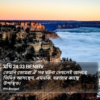 মথি 24:33 BENIRV Bible Verse Image