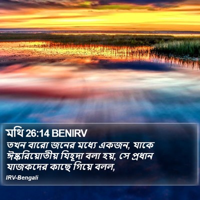 মথি 26:14 BENIRV Bible Verse Image