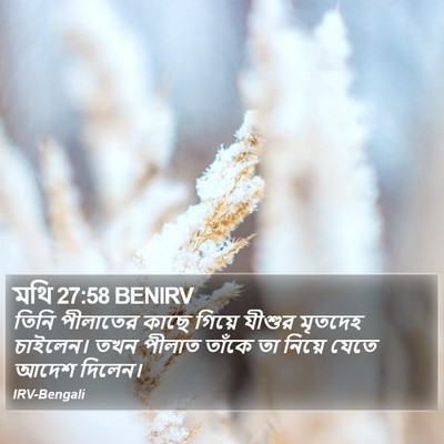 মথি 27:58 BENIRV Bible Verse Image