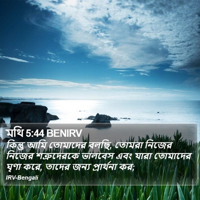 মথি 5:44 BENIRV Bible Verse Image
