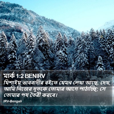মার্ক 1:2 BENIRV Bible Verse Image