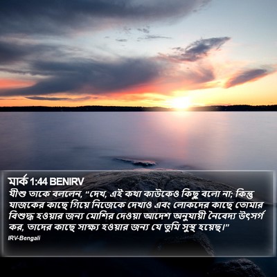 মার্ক 1:44 BENIRV Bible Verse Image