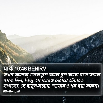 মার্ক 10:48 BENIRV Bible Verse Image