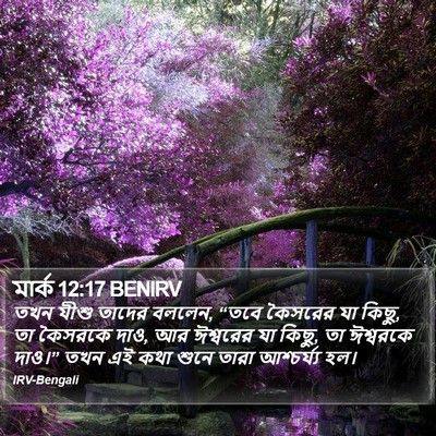 মার্ক 12:17 BENIRV Bible Verse Image