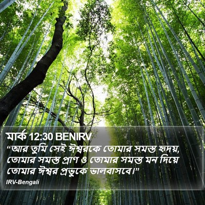 মার্ক 12:30 BENIRV Bible Verse Image