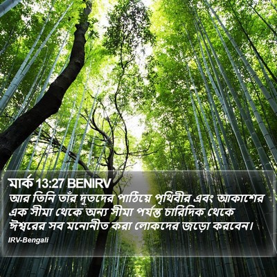 মার্ক 13:27 BENIRV Bible Verse Image