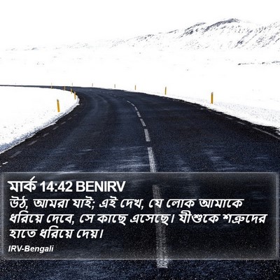 মার্ক 14:42 BENIRV Bible Verse Image