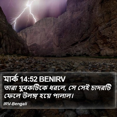 মার্ক 14:52 BENIRV Bible Verse Image