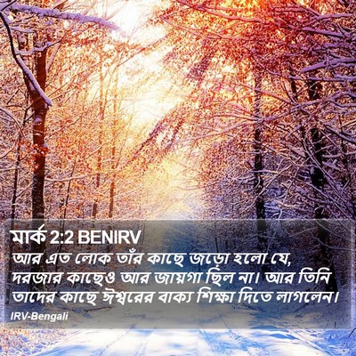 মার্ক 2:2 BENIRV Bible Verse Image