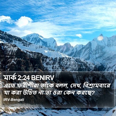 মার্ক 2:24 BENIRV Bible Verse Image
