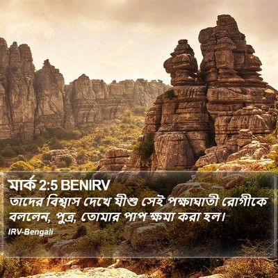 মার্ক 2:5 BENIRV Bible Verse Image