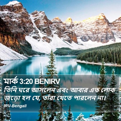 মার্ক 3:20 BENIRV Bible Verse Image