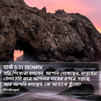 মার্ক 5:31 BENIRV Bible Verse Image
