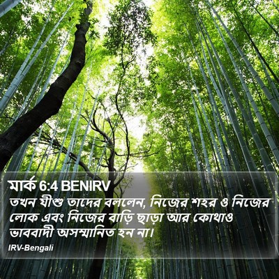 মার্ক 6:4 BENIRV Bible Verse Image