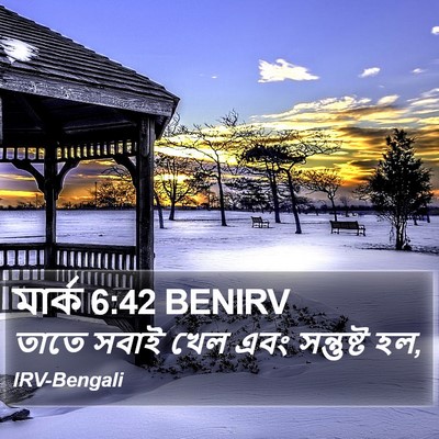 মার্ক 6:42 BENIRV Bible Verse Image