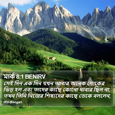 মার্ক 8:1 BENIRV Bible Verse Image