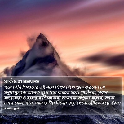 মার্ক 8:31 BENIRV Bible Verse Image