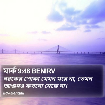 মার্ক 9:48 BENIRV Bible Verse Image
