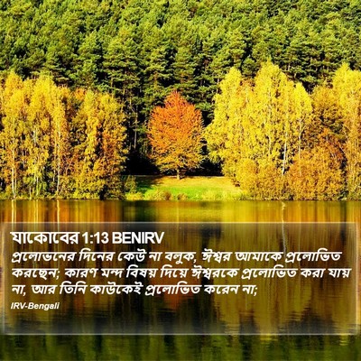 যাকোবের 1:13 BENIRV Bible Verse Image