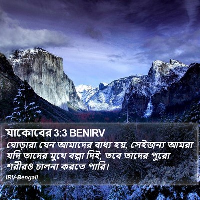 যাকোবের 3:3 BENIRV Bible Verse Image