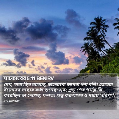 যাকোবের 5:11 BENIRV Bible Verse Image