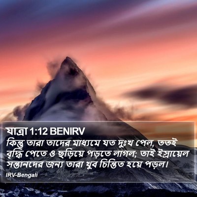 যাত্ৰা 1:12 BENIRV Bible Verse Image