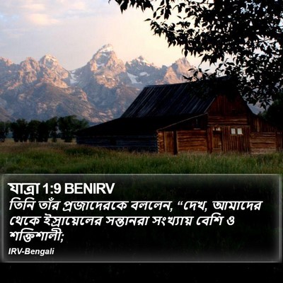 যাত্ৰা 1:9 BENIRV Bible Verse Image