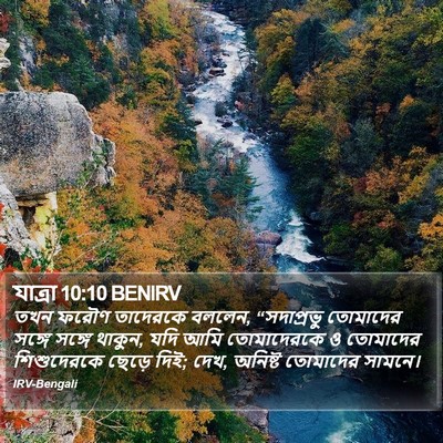 যাত্ৰা 10:10 BENIRV Bible Verse Image