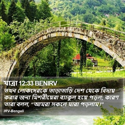 যাত্ৰা 12:33 BENIRV Bible Verse Image