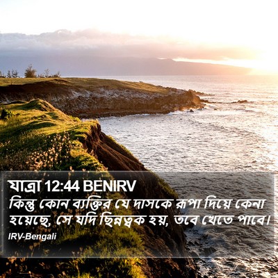 যাত্ৰা 12:44 BENIRV Bible Verse Image